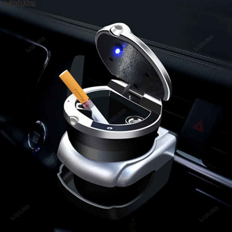 Автомобильная пепельница многофункциональные автомобильные принадлежности подвесной тип с крышкой с высокой температурой CD50 Q04