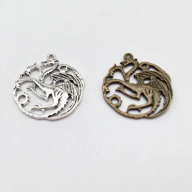 5 Pcs Dragon Charms Fit DIY Handmade Necklace Earring Bracelet Jewelry  Making