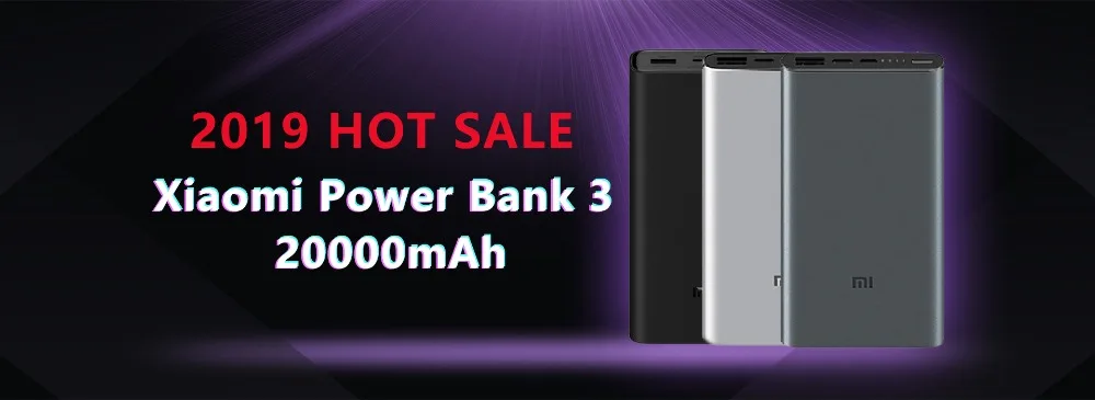 Xiaomi power Bank 10000 мАч Внешний аккумулятор Портативная зарядка Поддержка двойной USB выход Быстрая зарядка для мобильных телефонов