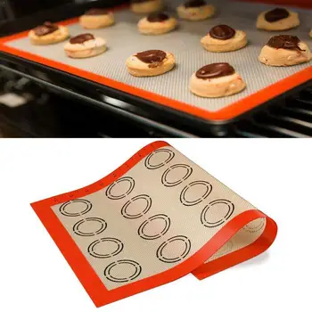 

Non-Stick Silicone Baking Mat Pad Sheet Baking pastry For Cake Mat Cookie Rolling Dough Large Size tools Macaron C7W1 O1O1
