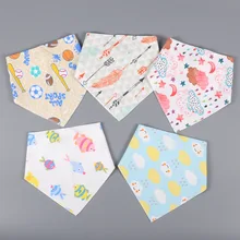 Детские нагрудники треугольник хлопок мультфильм ребенок Baberos бандана нагрудники Babador Dribble нагрудники новорожденный слюнявчик Абсорбирующая Ткань