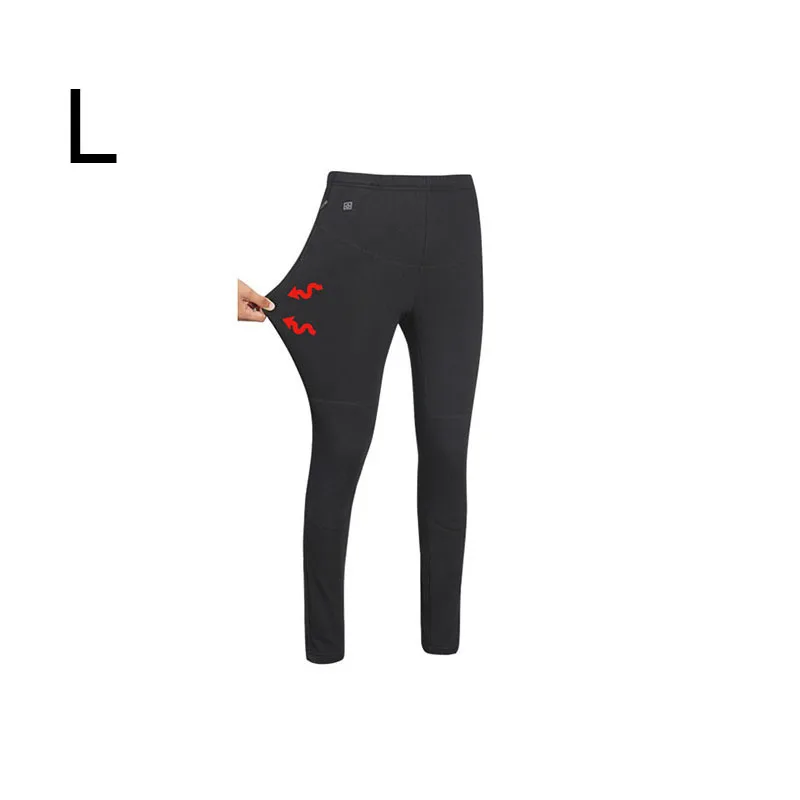 Уличные походные брюки для мужчин& wo мужские USB брюки с подогревом зимние спортивные Термолеггинсы с высокой талией теплые походные альпинистские треккинговые брюки - Цвет: Women L