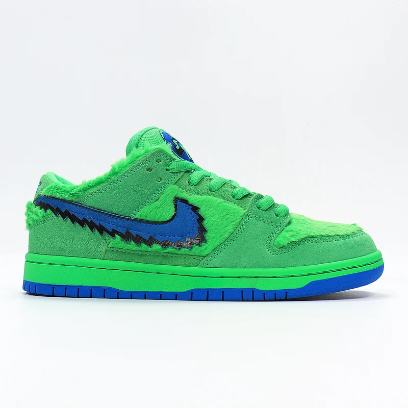 Кроссовки Nike SB Dunk унисекс низкие Grateful Dead x Green Bear повседневные удобные модные