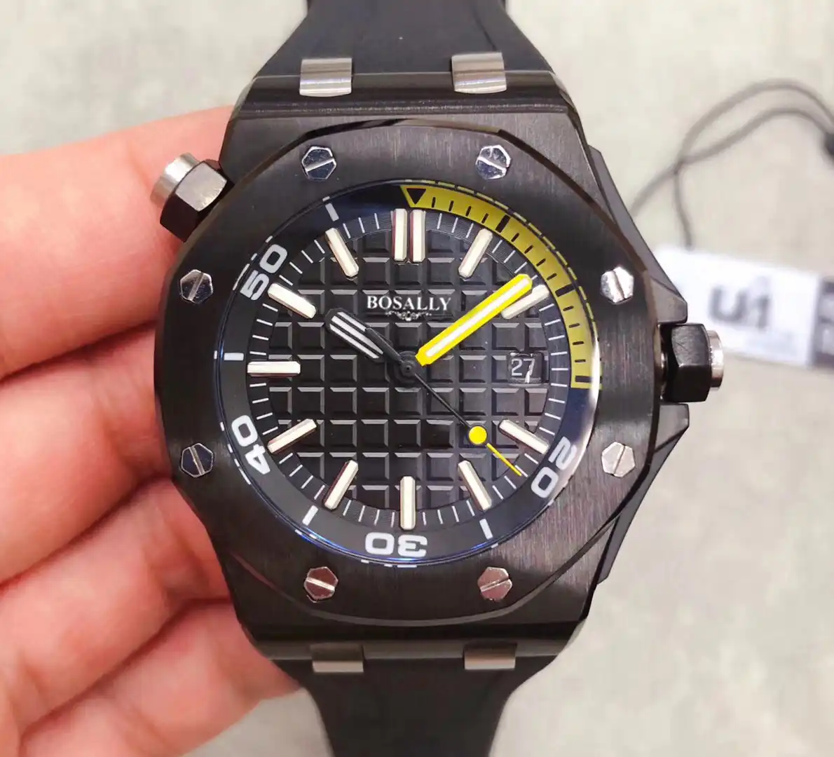 トップロイヤルオーク Ap 腕時計 Aaa 黒ダイヤルゴムバンドステンレス