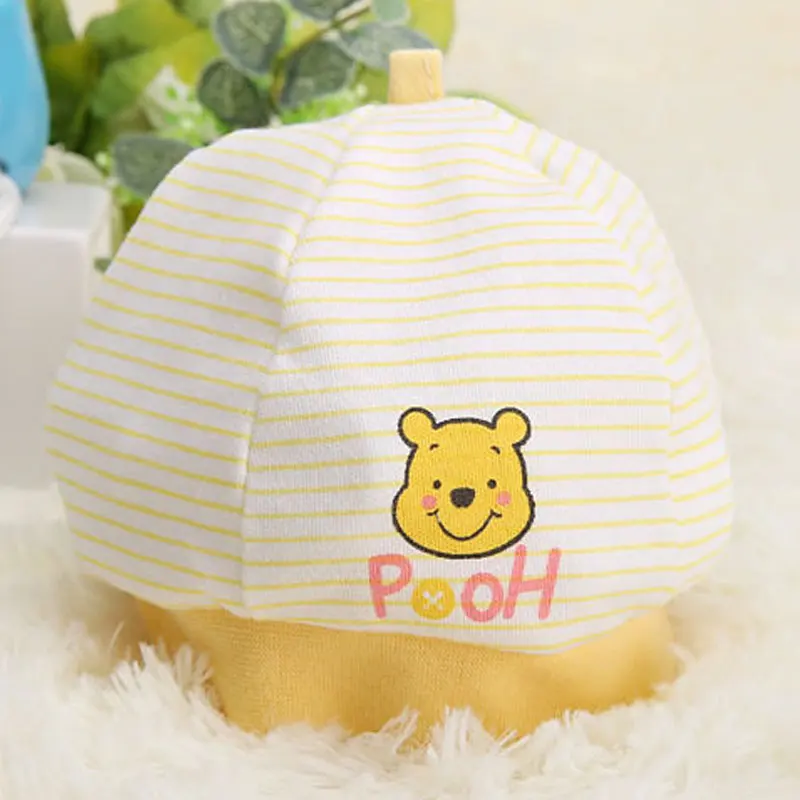 Симпатичные детские шляпы, теплые мягкие хлопковые шапки унисекс с героями мультфильмов для новорожденных и малышей, аксессуары для новорожденных