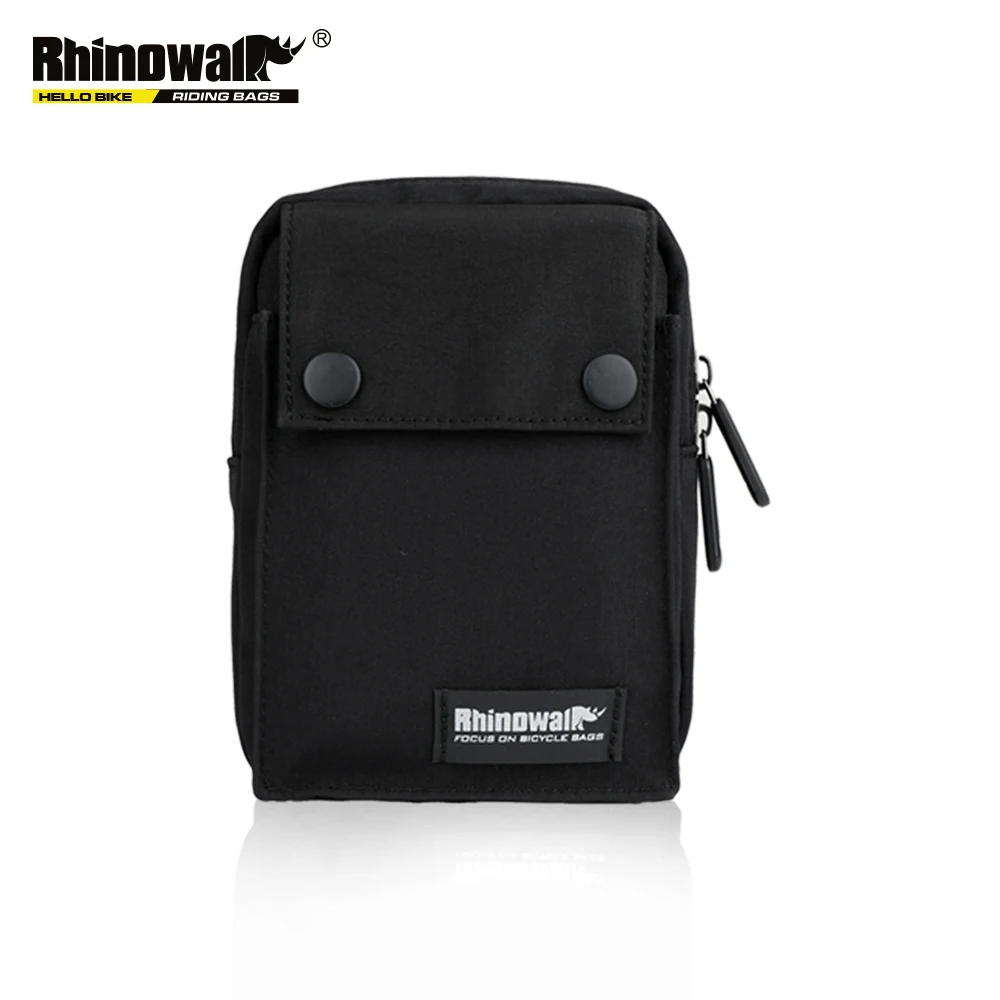 Rhinowalk многофункциональная рама для руля, велосипедная сумка для велосипеда, велосипедная Передняя сумка-корзинка, держатель для телефона на плечо для велосипеда b - Цвет: X2010-Black