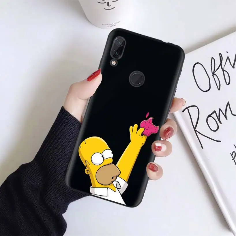 Чехол Homer J. Simpson для Xiao mi Red mi Note 7 8 K20 7S 7A 6 6A Pro S2 5 mi Play 9T CC9 E A1 A2 Lite F1 мягкий чехол для телефона