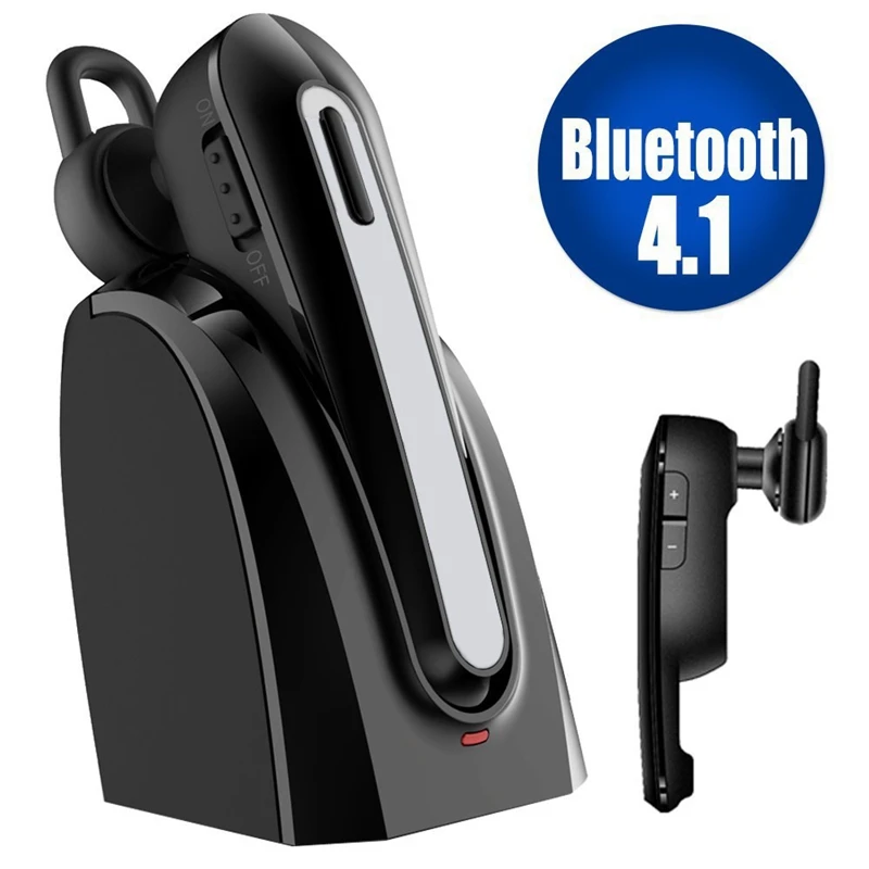 

Bluetooth Headset Hanging Ear Wireless Bluetooth Headset 5.0 In-Ear Single Ear Noise Reduction Call C17 for Car