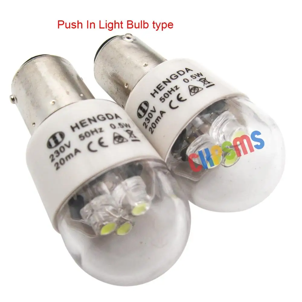 2PCS LED BA15D 220V 전구 Kenmore PFAFF Bernina SINGER HOME SEWINGbulb