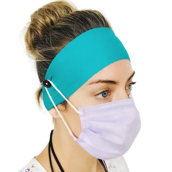 

Sport Headband with Mask 2 Functions Face Mask and SPA Wide Elastic Hair Bands Hair Ties Sweatband Sport Yoga Headwrap