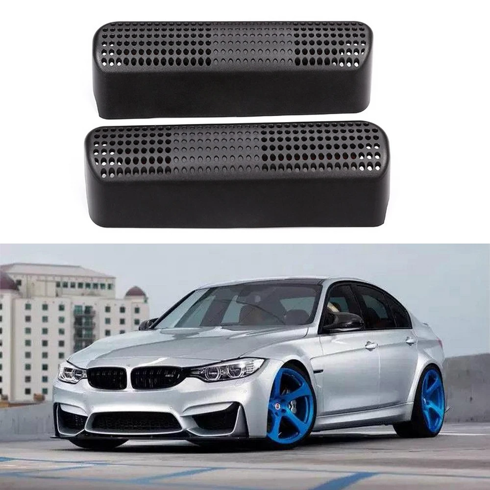

Car Under Rear Seat Air Outlet Cover A/C Heater Floor Air Conditioner Vent Outlet Cover Sticker For BMW 3 4 Series Grille Frame