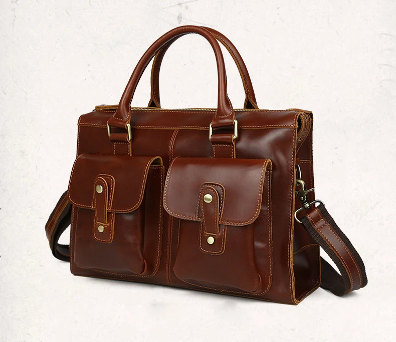 MAHEU, Классический роскошный мужской женский портфель, натуральная кожа, для работы, сумки, деловые сумки, черный, красный, Воловья кожа, сумка для ноутбука, слой