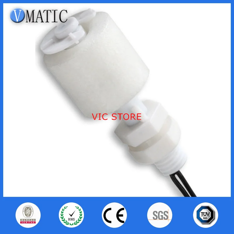 10 Pcs Proximity Cost Leveling White Vertical Float Switch Pp Controller Sensor VC1043-P