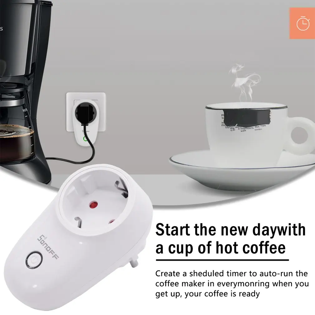 S26 WiFi Smart Socket US/UK/AU/EU Wireless Plug Power Sockets Smart Home Switch Work With Alexa Google Assistant APP Remote