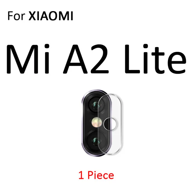 2 шт. задняя защитная пленка для Xiaomi Redmi Note 7 5 6 8 Pro 7A 6A glass mi A3 9t se камера протектор стекло на красный mi Note 7 8 Pro стекло - Цвет: For Xiaomi miA2 lite