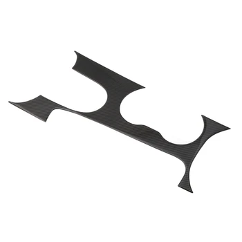 

Car Carbon Fiber Transmission Water Cup Holder Decoration Sticker Cover for Ford Mustang 2015-2019