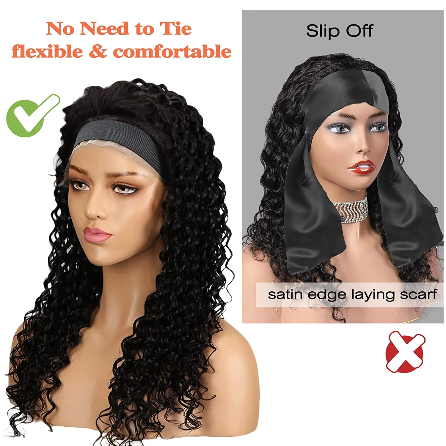 Nunify Wholesale Edge Laying Scarf Wig Grip Band Adjustable Wig Band For  Edges Black Elastic Band For Wig Frontals - AliExpress