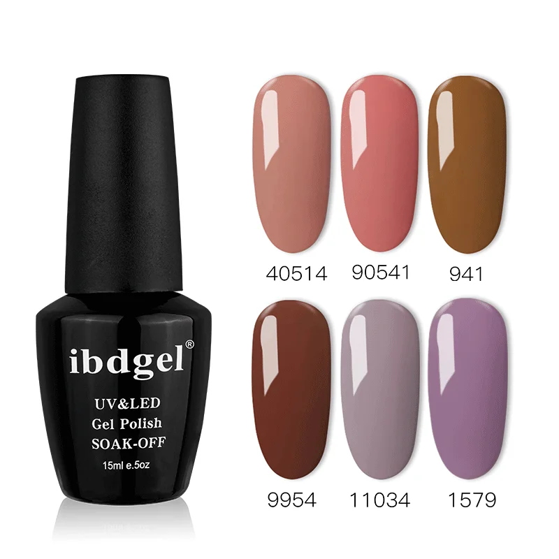 set 2 6 шт ibdgel Morandi Цветной Гель-лак для ногтей осенний Гель-лак салонный впитывающий долговечный Гель-лак для ногтей DIY дизайн маникюра гельлак nail gel gel polish - Цвет: set 2