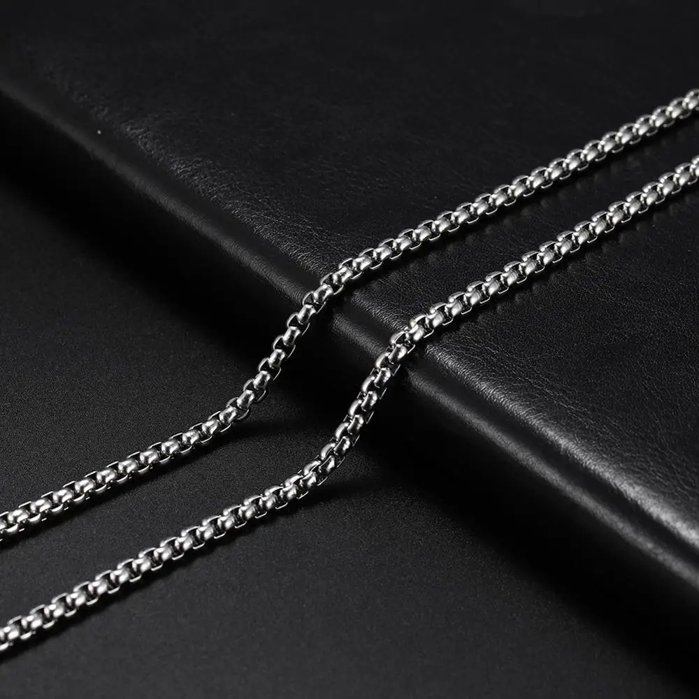 My shape Box Chain 316L нержавеющая сталь застежка Лобстер удлинитель подходит для ожерелья и браслетов ювелирные изделия 2 2,5 3 3,4 3,9 мм на выбор