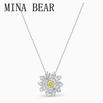 

High quality SWA fashion ETERNAL FLOWER, shiny and lively daisy decoration necklace suitable for giving girlfriend gifts