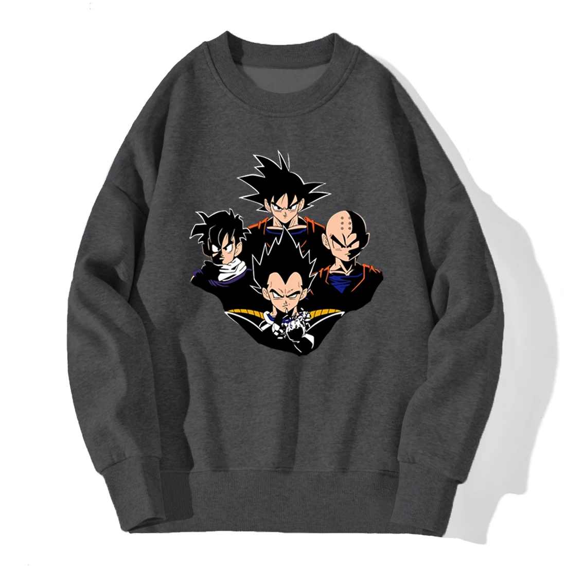 

Anime Dragon Ball Winter Fleece Hoodies Homme Long Sleeve Crewneck Tracksuits 2020 Man Casual Loose Workout Supoleron Hombre
