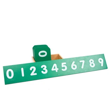 

Training Green Early Education Number Toy Set Childhood With Holder Baby Preschool Math Sandpaper Montessori Toddler Infant Kids
