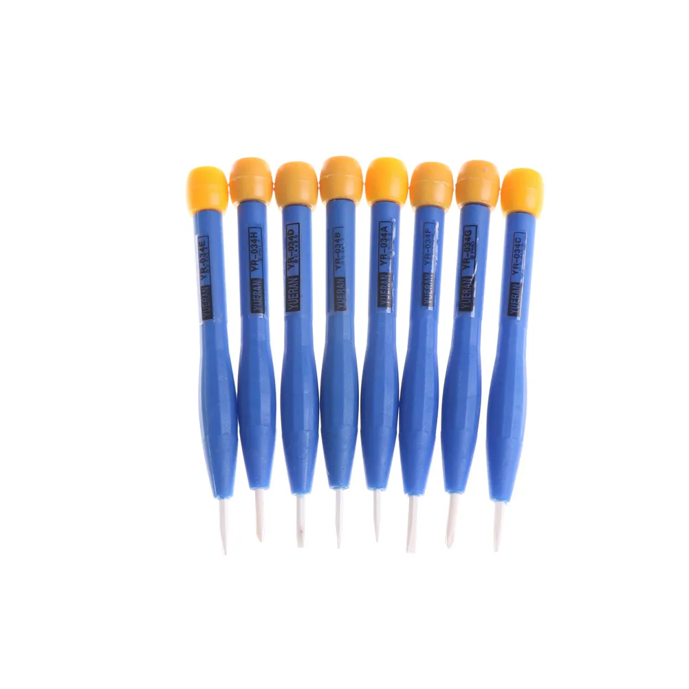 8PCS/Set 10.5cm Slotted And Phillips Adjust Frequency Screwdriver Anti-static Plastic Ceramic Set