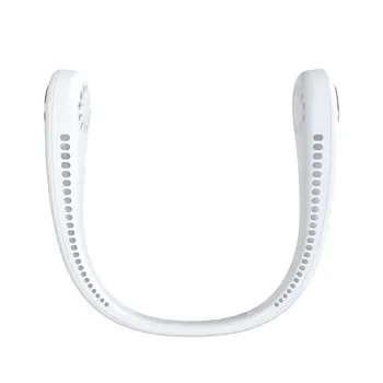 

Summer Air Cooling Neck Fan Bladeless Hanging Neck Fan Air Cooler Outdoor Sport Mini USB Rechargeable Neckband Fans Strong Wind