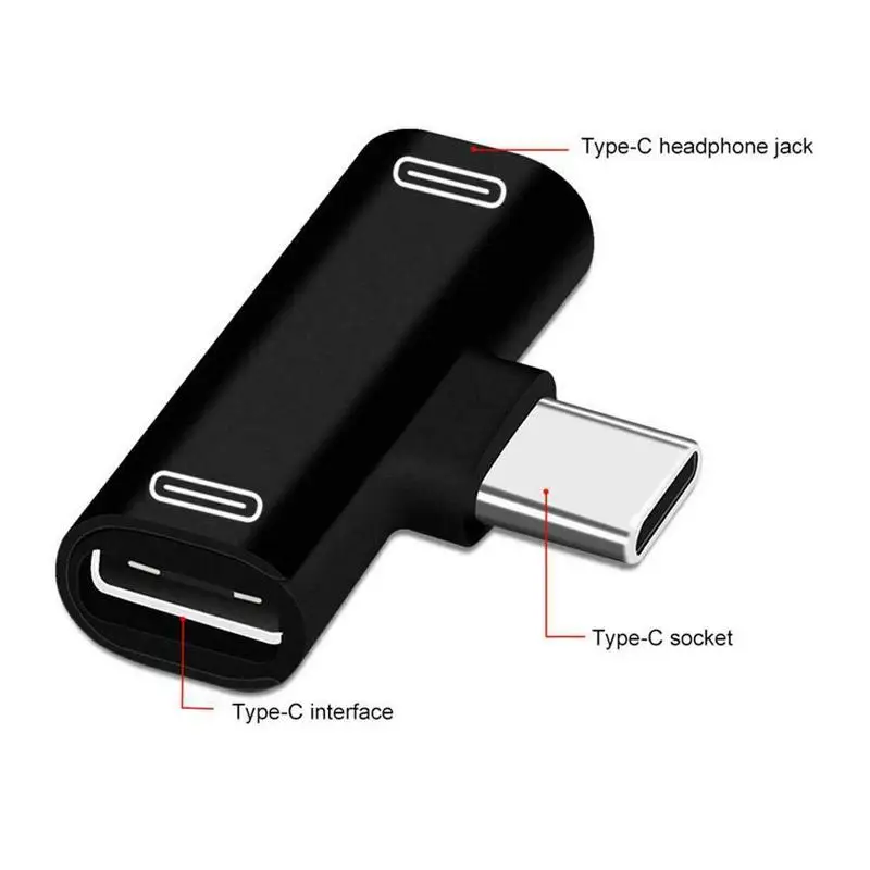 TypeC адаптер наушники аудио зарядка конвертер USB C зарядка вызова адаптер для huawei Xiaomi