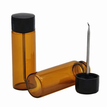 

68MM Glass Bottle Snuff Snorter Bottle Pill Box Case Sniffer Bottles,Snuff Sniffer Bottle With Metal Spoon