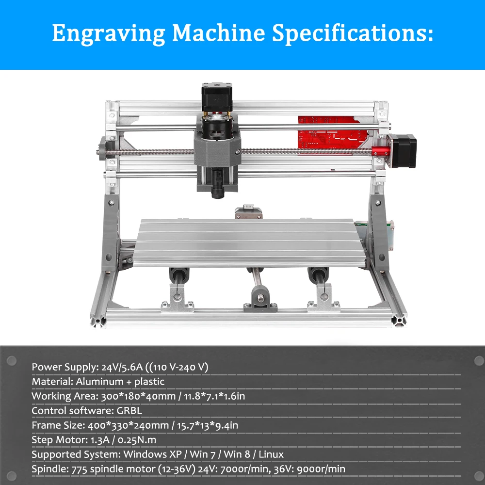 CNC 3018 GRBL Управление DIY мини фрезерный станок с ЧПУ лазер Engarving машина 500/2500/5500 мВт Лазерная Engarver фрезерный станок металла с ЧПУ Деревообрабатывающие инструменты