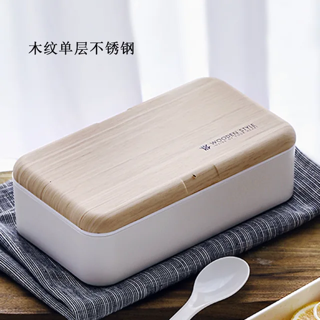 Elválasztott Többrétegű Bento Doboz Ebéddoboz Készlet Hordozható Szigetelő Hordó Rozsdamentes Acél Mikrohullámú Sütő Dedikált Irodai Munkás - Image 4