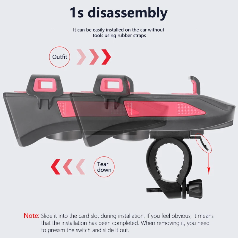 Велосипедный держатель для телефона 4 в 1 зарядного устройства Power bank Charger