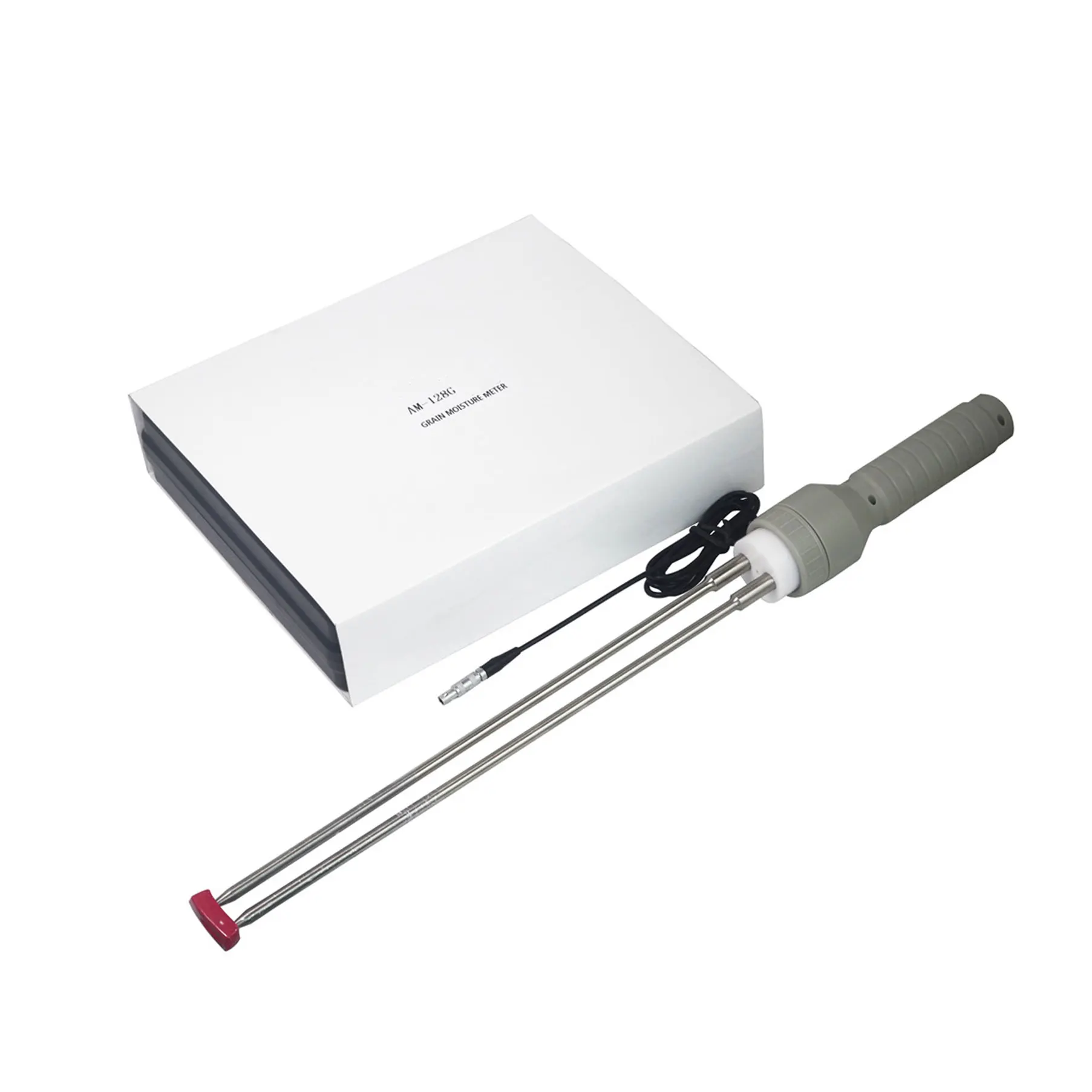 US $182.40 AM128G Portable Multifunctional Can Measure Grain Moisture Meter Wheat SoyCorn Coffee Grain Moisture Grains Up To 36 Species