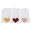 Toddler New Beanies Love Print Infant Causal Elastic Hat Fashion Warm Windproof Outdoor Soft Solid Color Newborn Skullies Caps 2
