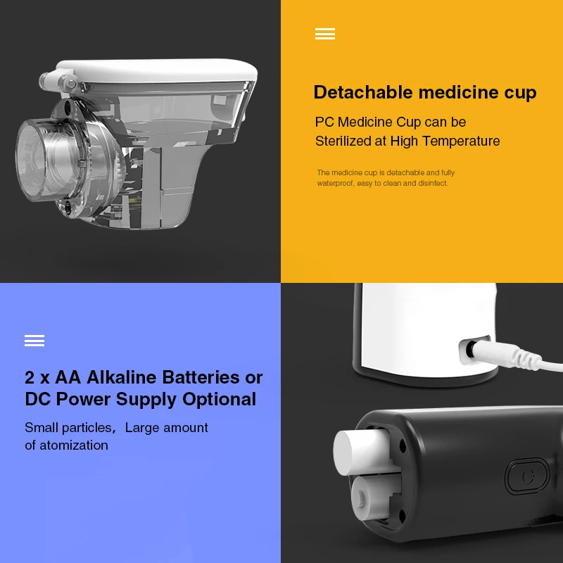 JianYouCare Handheld inhaler nebulizer inhalator kids Adult Atomizer nebulizador portatil medical equipment Asthma inalador mesh nebulizer medical nebulizer asthma inhaler spacer