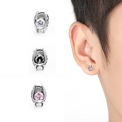 Women Men Wedding Engagement Fashion Jewelry Body Piercing Jewelry Ear Stud Round Zircon Stud Earrings