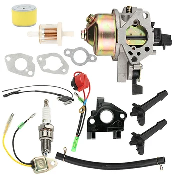 

Lawn mower Carburetor Kit Ignition coil Air filter Fuel line For Honda