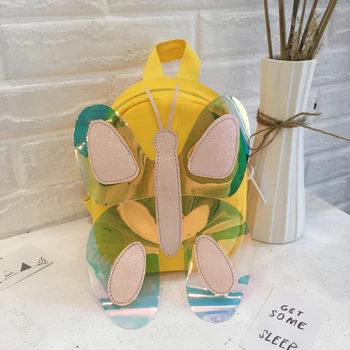 

2020 New Little Girls Preschool Kingdergarden School Bag Fashion Cartoon Butterfly Backpacks School Bookbag for Toddlers Kids