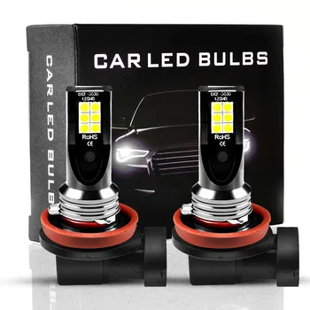 

ASLENT 2pcs H8 H11 Led H9 HB4 9006 HB3 9005 Fog Lights Bulbs Car Driving Running Lamp luces led para auto LED H7 nebbia 12V 24V