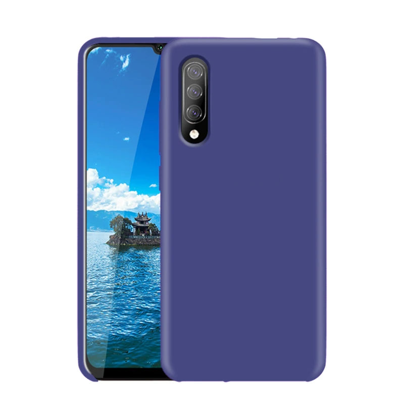 Чехол для samsung A50, высококачественный мягкий силиконовый защитный чехол для samsung Galaxy A10 A20 A30 A50 A70, чехол на заднюю панель - Цвет: Фиолетовый