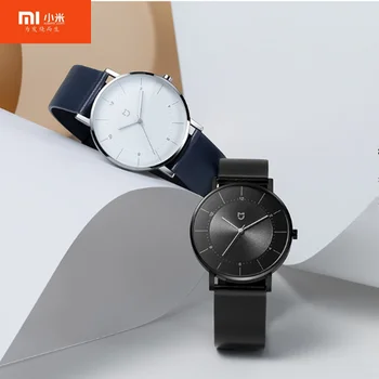 

100% Original Xiaomi Mijia Quartz Watch Classic Edition Imported movement / stainless steel case / leather strap Android