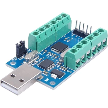 

HOT-USB 10-Channel 12-Bit AD Data Acquisition Module STM32 UART Communication USB to Serial Chip CH340 ADC Module