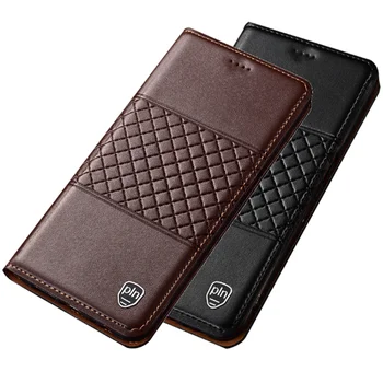 

Genuine leather phone case card slot holder funda for Huawei Enjoy 9 Plus phone holster for Huawei Enjoy 9 phone cover coque