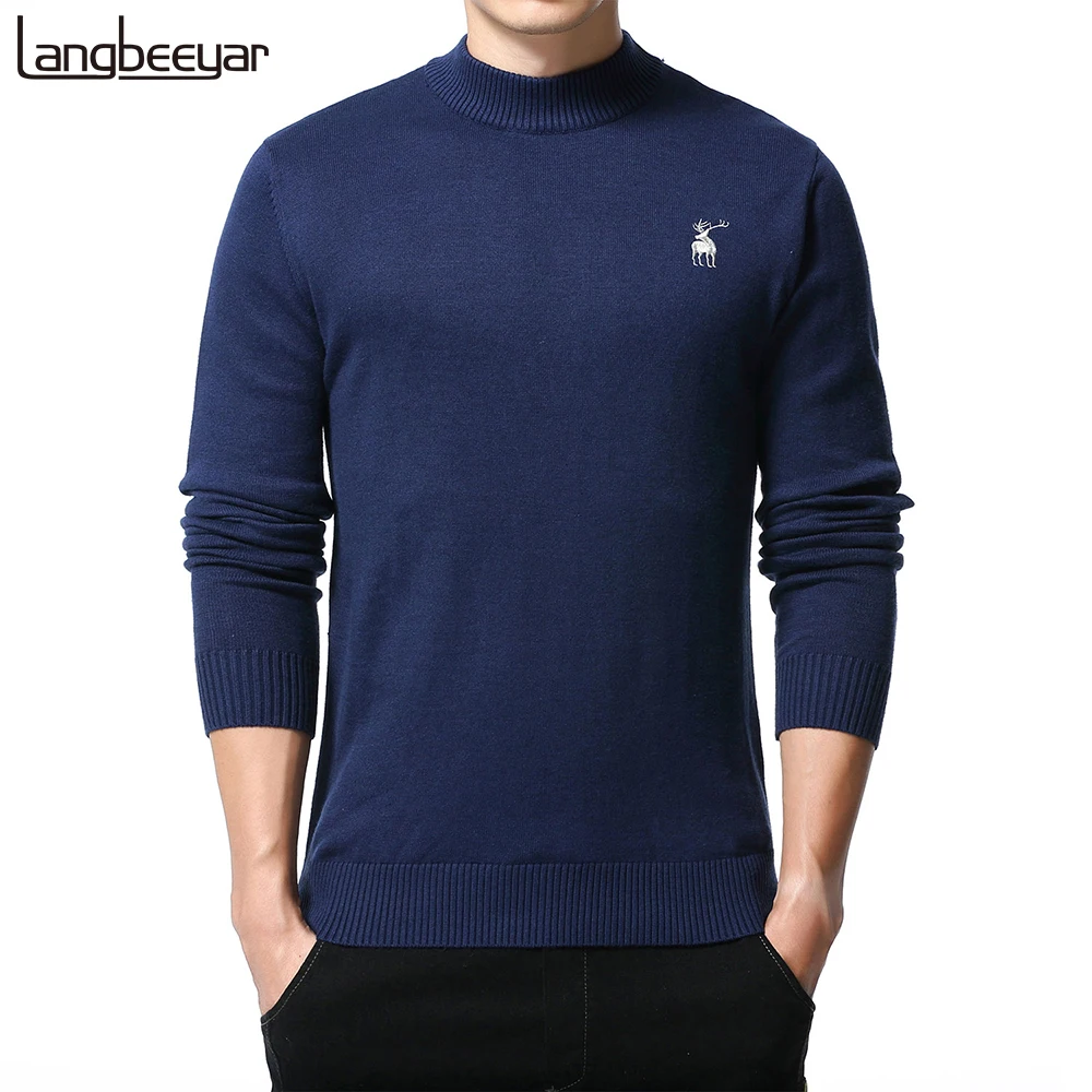 

2020 New Fashion Brand Korean Knit Cool Sweaters For Men Graphic Winter Crew Neck Casual Autum Christmas Jumper Men Clothes