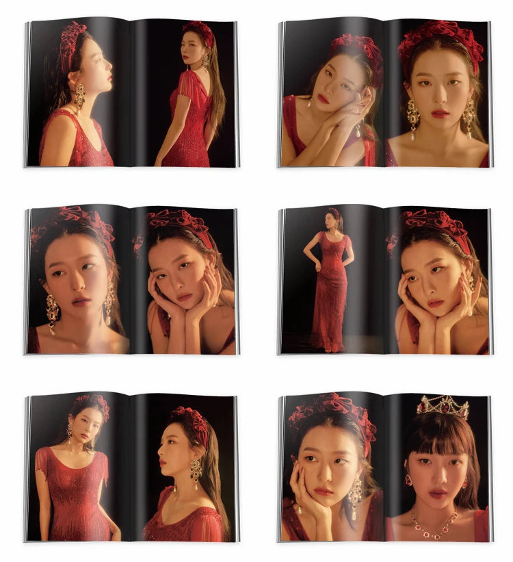 Красный бархат La Rogue Photo Book Irene SeulGi HD фотография Joy Wendy Kpop плакат картина