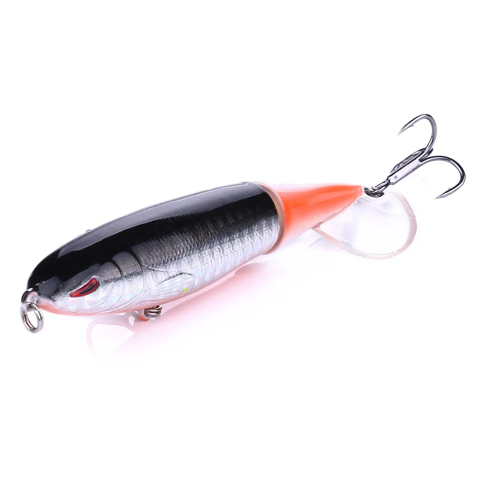 3pcs/lot Whopper Plopper 100mm 13g Floating Popper Fishing Lure pencil  Artificial Hard Bait Wobbler Rotating Tail Fishing Tackle - AliExpress