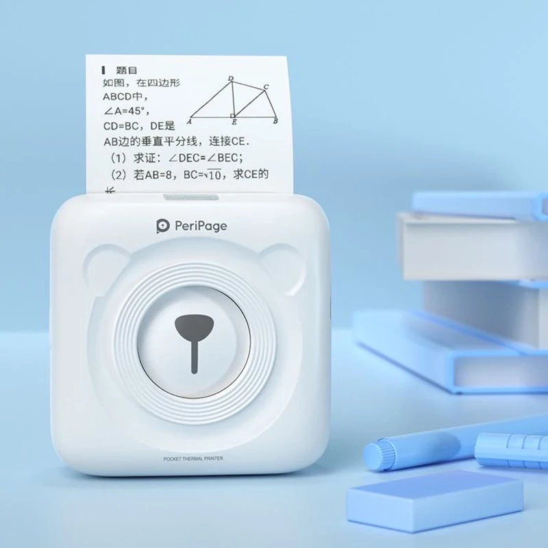 Этикетка Mini Pocket Photo Printer Мобильный телефон Портативный ручной принтер Маленький