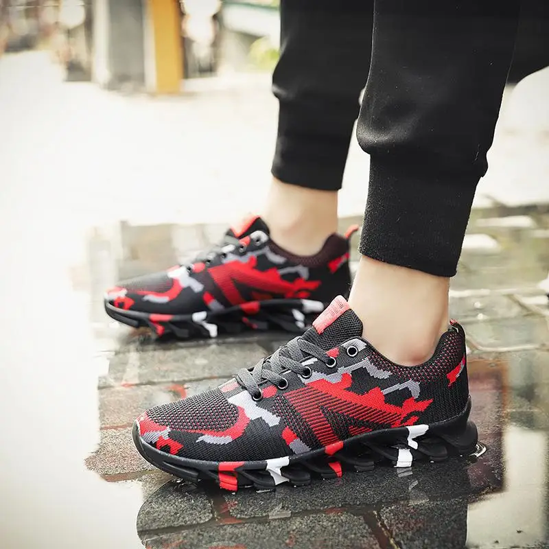 

Blade MEN'S SHOES 2019 Summer Punched Sheet Shoes Summer Shoe Men's Trendy Shoes Versatile Camouflage Online Celebrity Casual Sp
