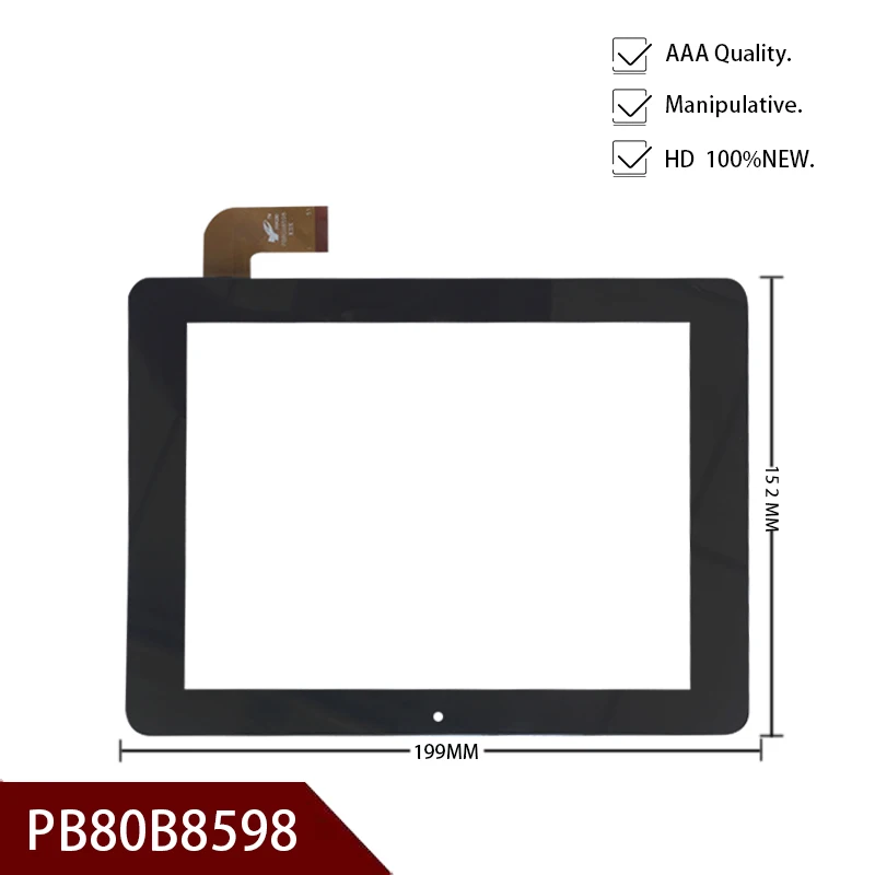 " дюймовый планшет для PB80B8598 сенсорный экран дигитайзер сенсорная панель стекло сенсор Замена